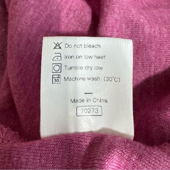 Women's Mauve Long Sleeve V-Neck Top - Picture 7 of 7